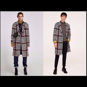 Zara 2017 Plaid Coat